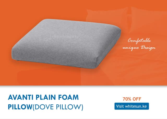 avanti-plain-foam-pillowdove-pillow